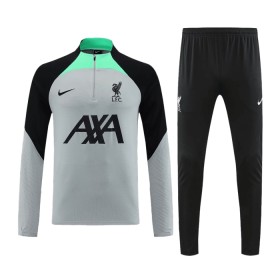 Liverpool Kit Quarter Zip Gray Sweat d'Entraînement 2023-24